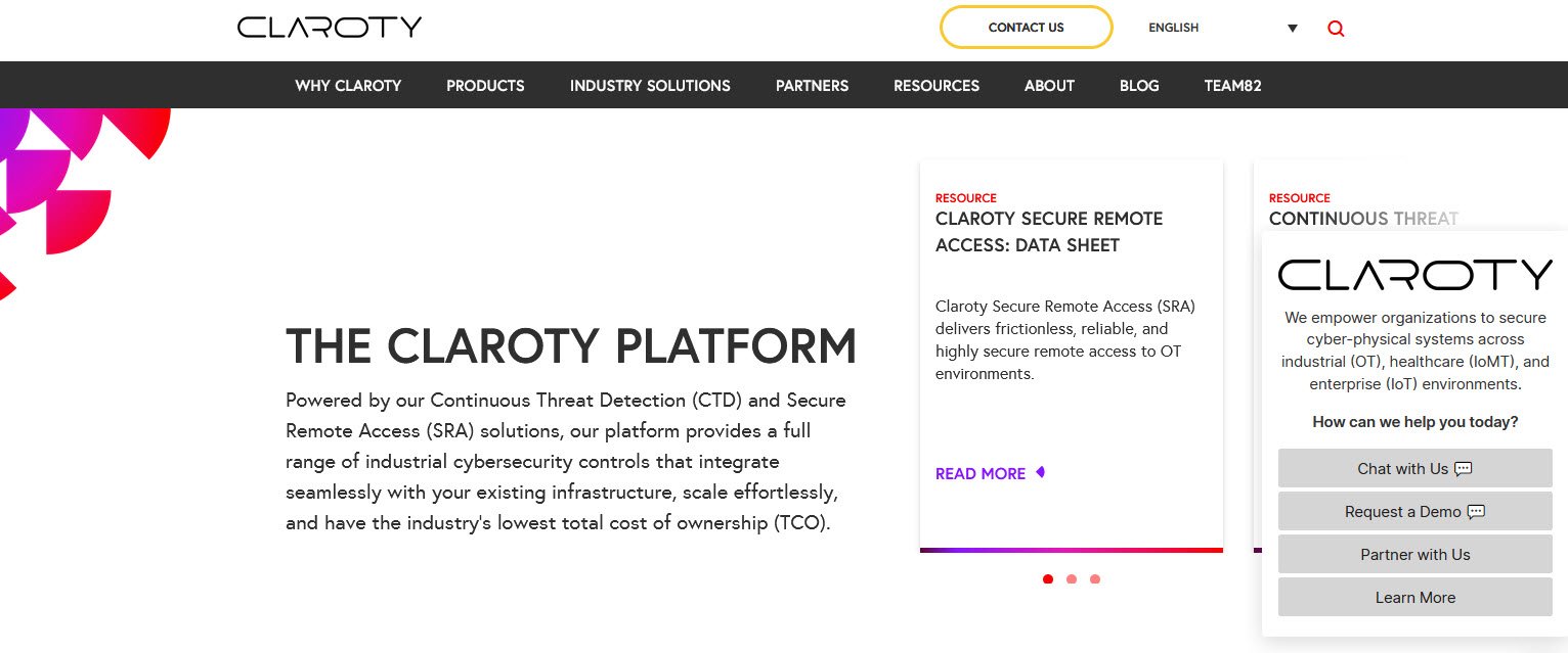 Claroty OT Secure Remote Access topattop