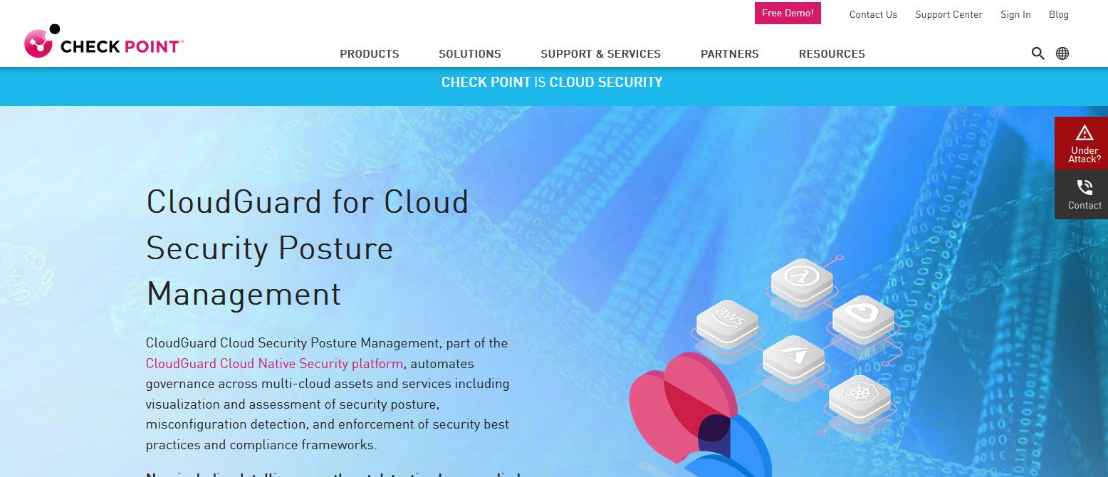 CloudGuard Posture Management (Dome9) Cloud Data Security Software topattop