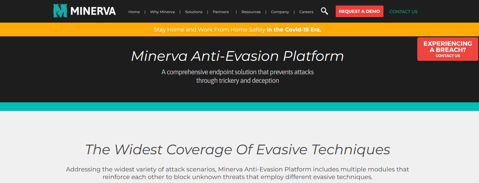 Minerva Anti-Evasion Platform Deception Technology topattop