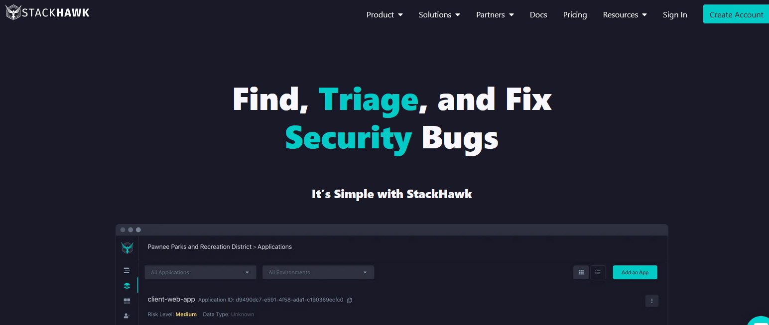 StackHawk-topattop API Security Tools
