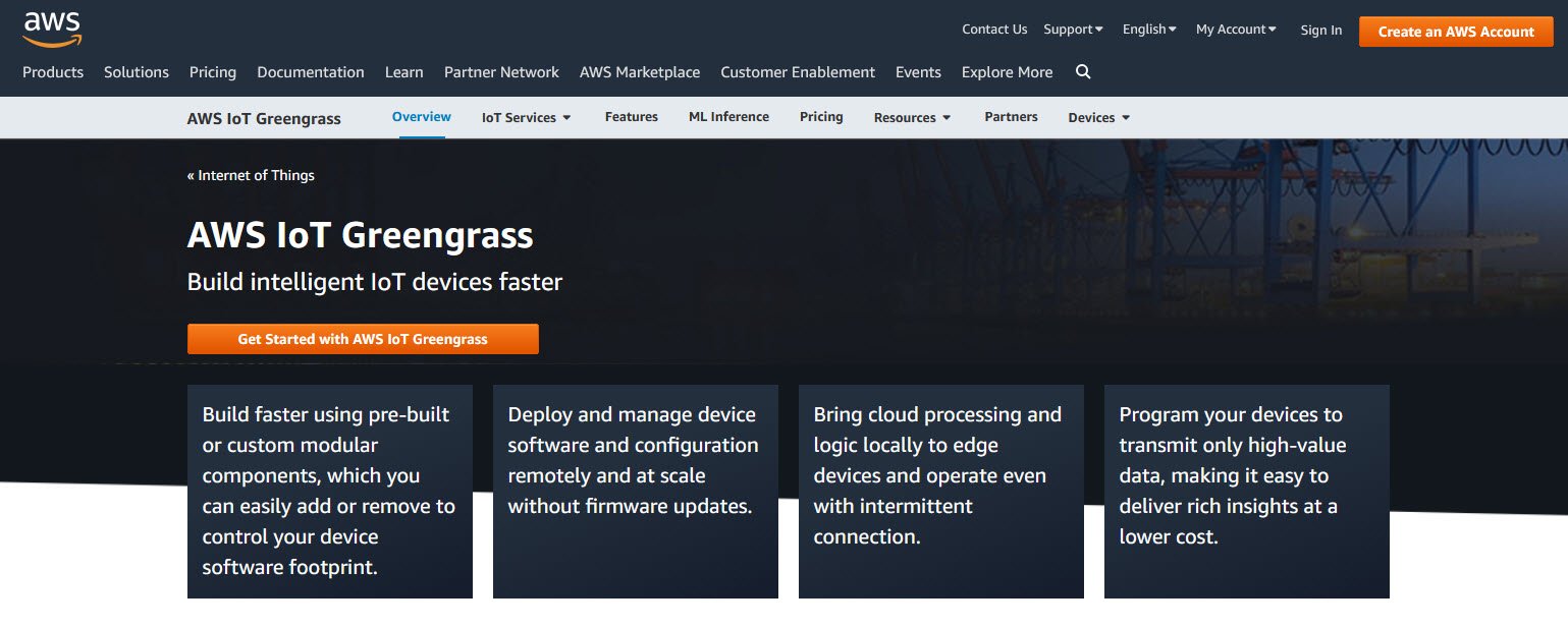 AWS Greengrass IoT Edge Platforms topattop