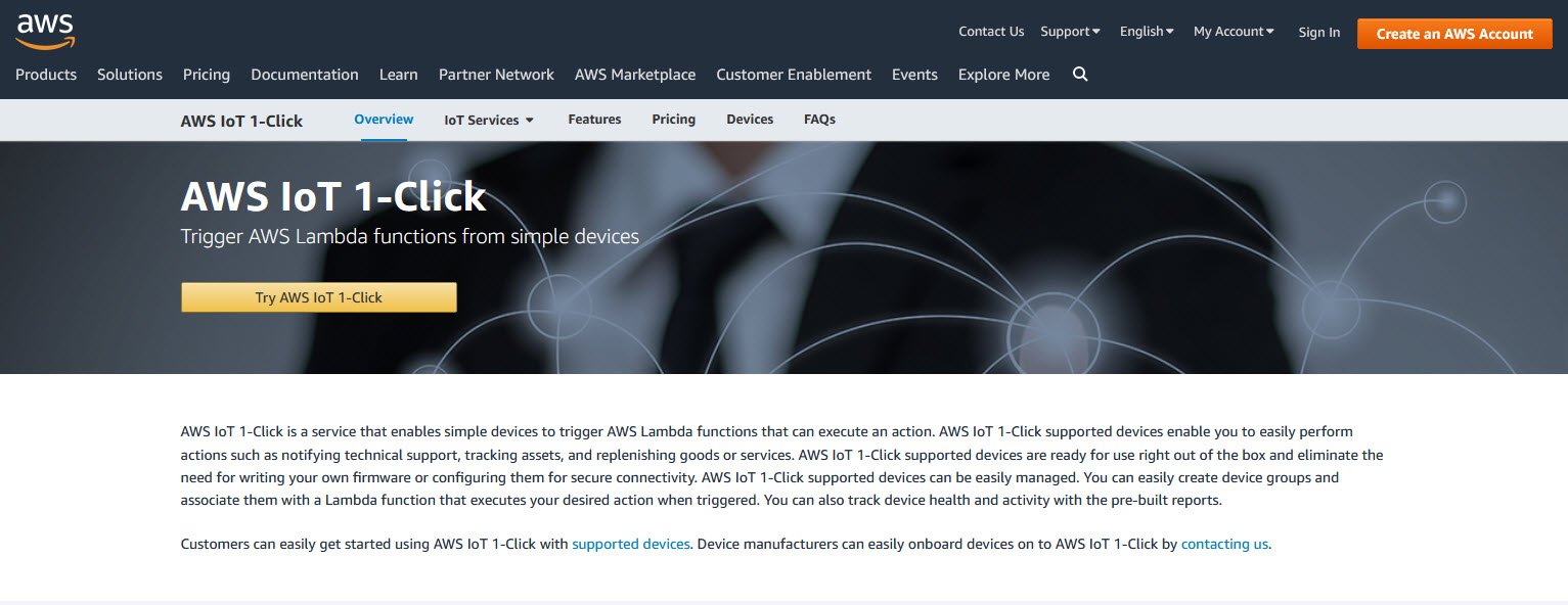 AWS IoT 1-Click Other IoT Software topattop