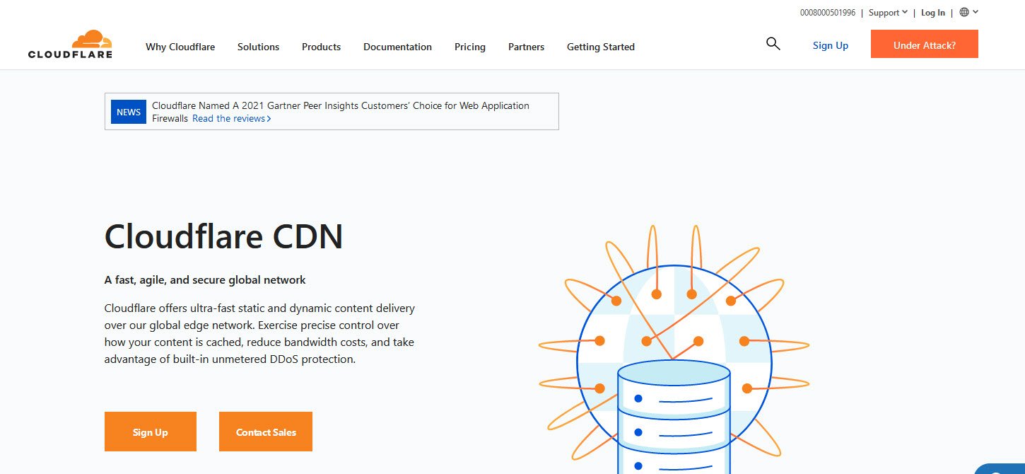 Cloudflare CDN Content Delivery Network (CDN) Software topattop