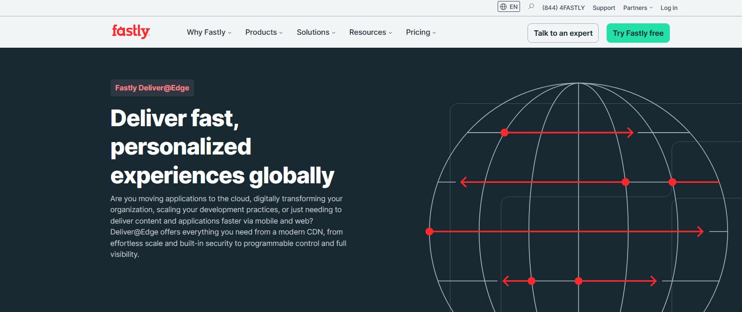 Fastly Content Delivery Network (CDN) Software topattop