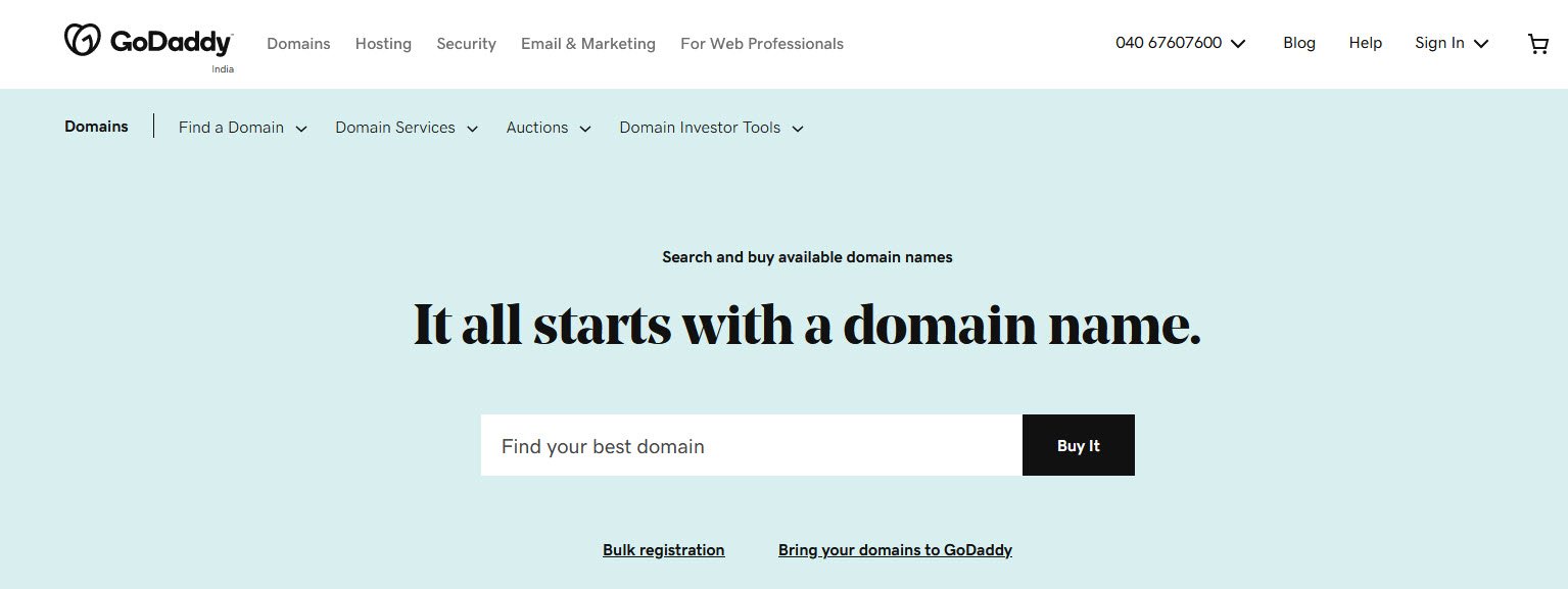 GoDaddy Domain Registration Providers topattop