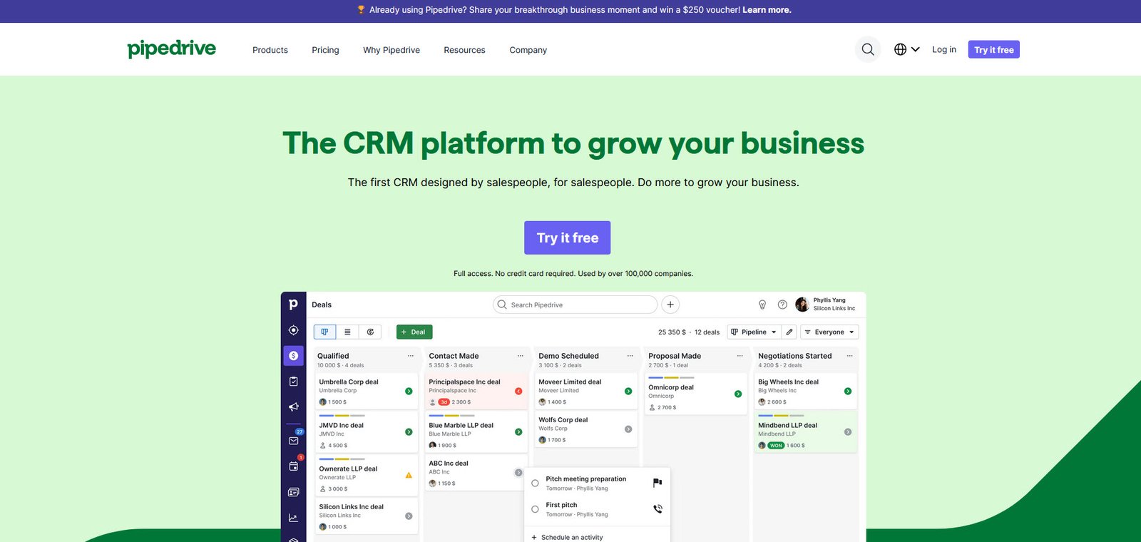 Pipedrive CRM Tool Topattop