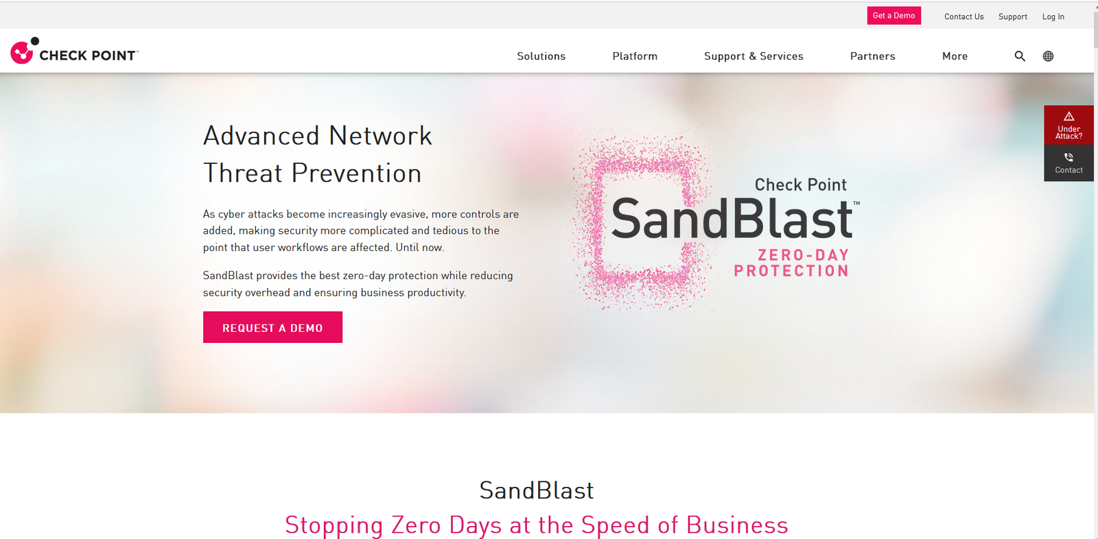 Check Point SandBlast Network