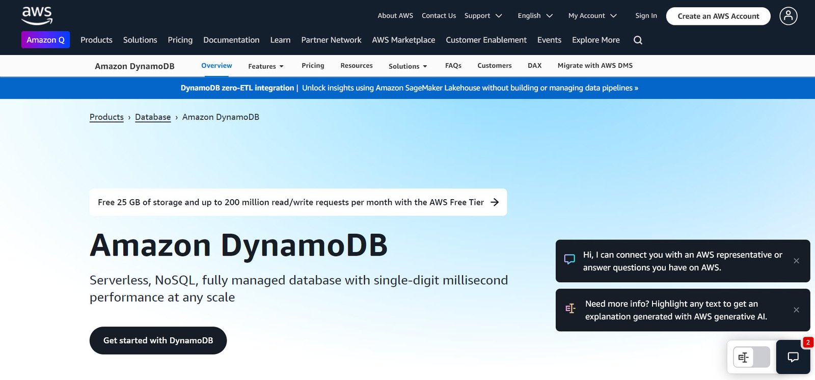 Amazon DynamoDB