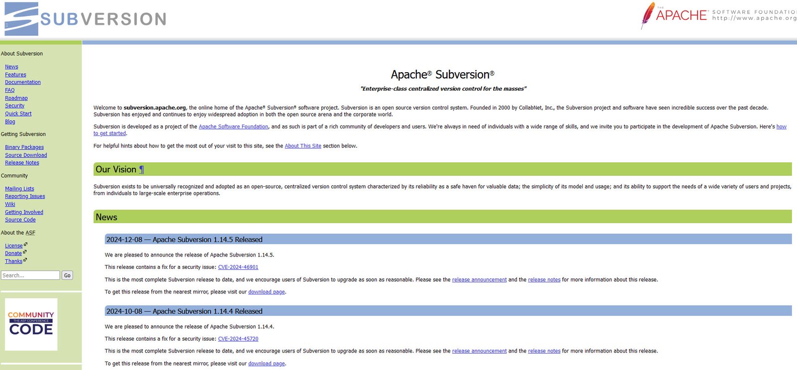 Apache Subversion (SVN)