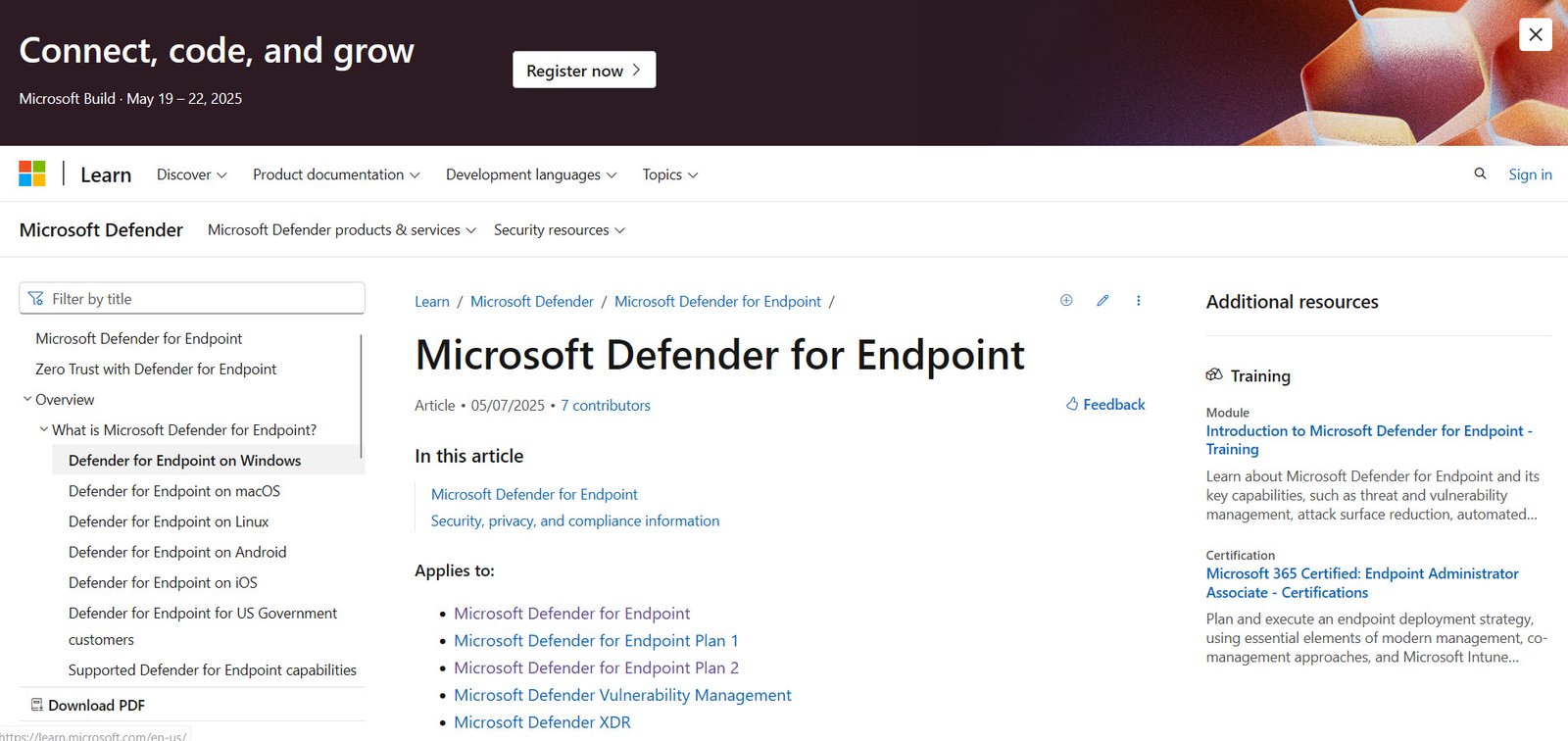 Microsoft Defender for Endpoint