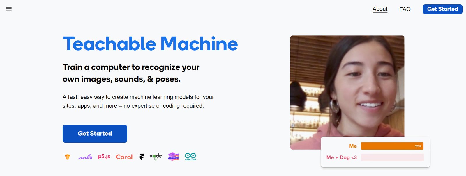 Teachable Machine by Google