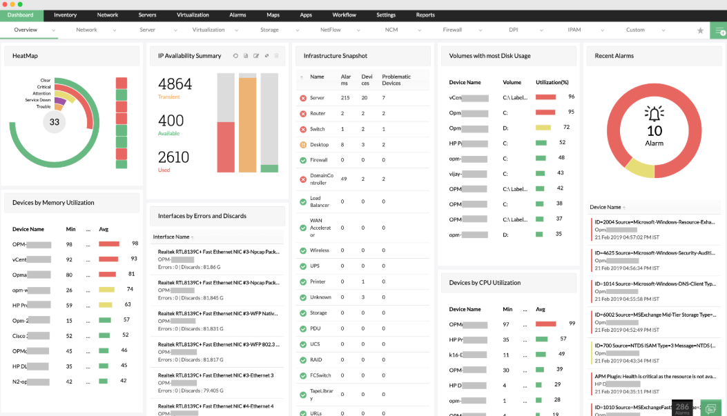 ManageEngine OpManager