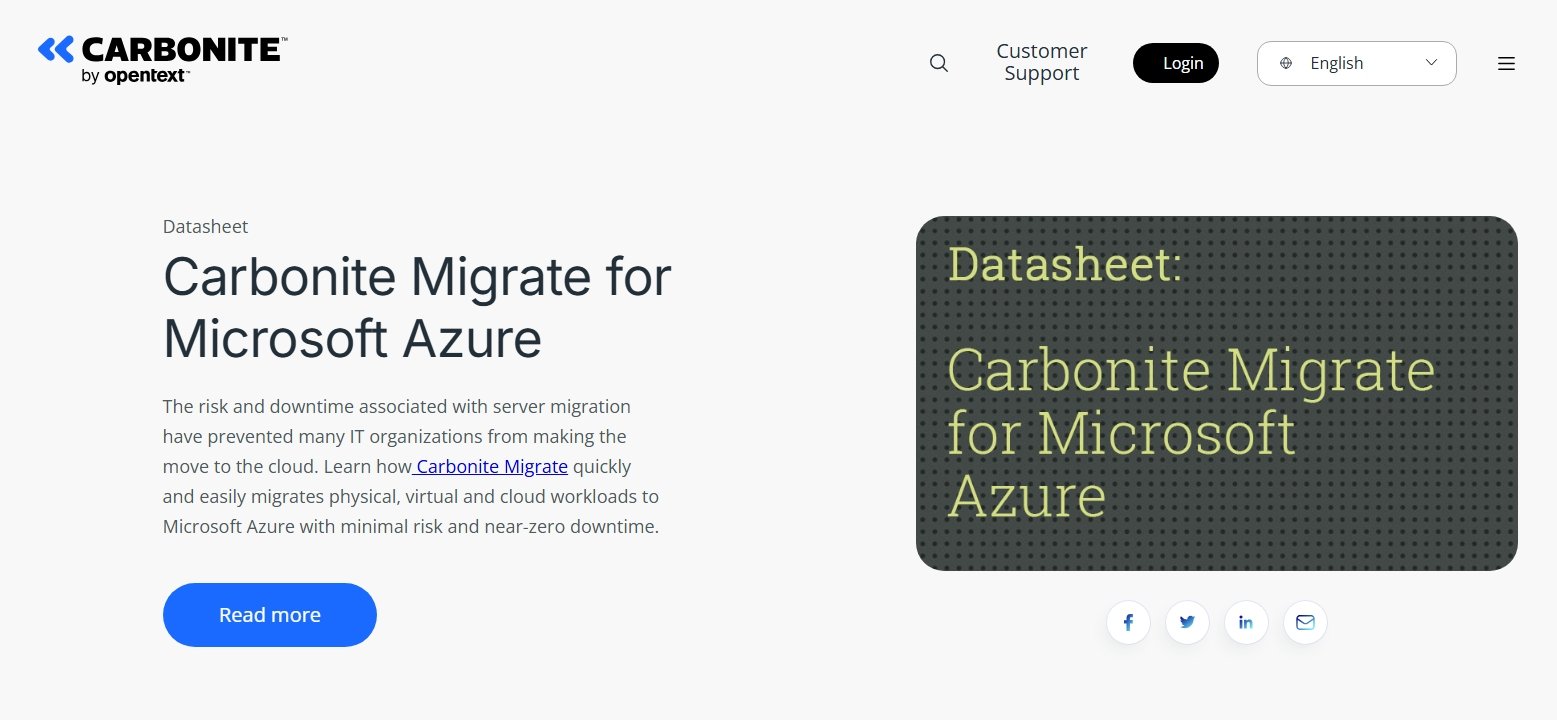 Carbonite Migrate