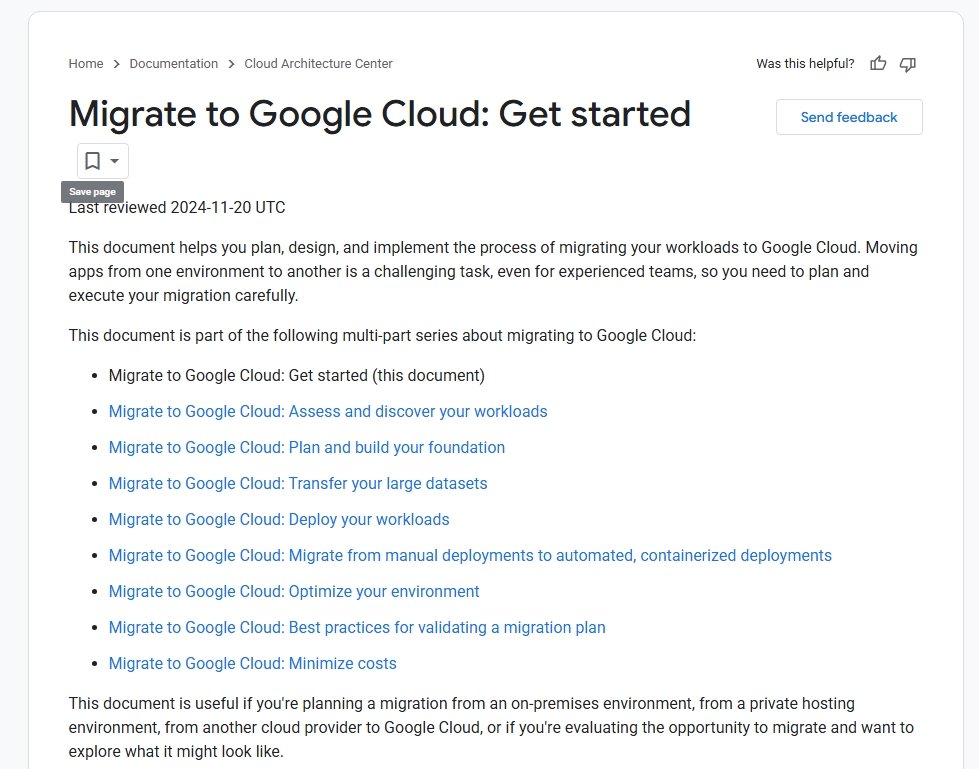 Google Cloud Migrate