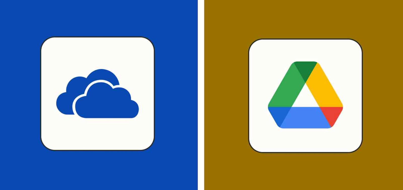 Google Drive and OneDrive