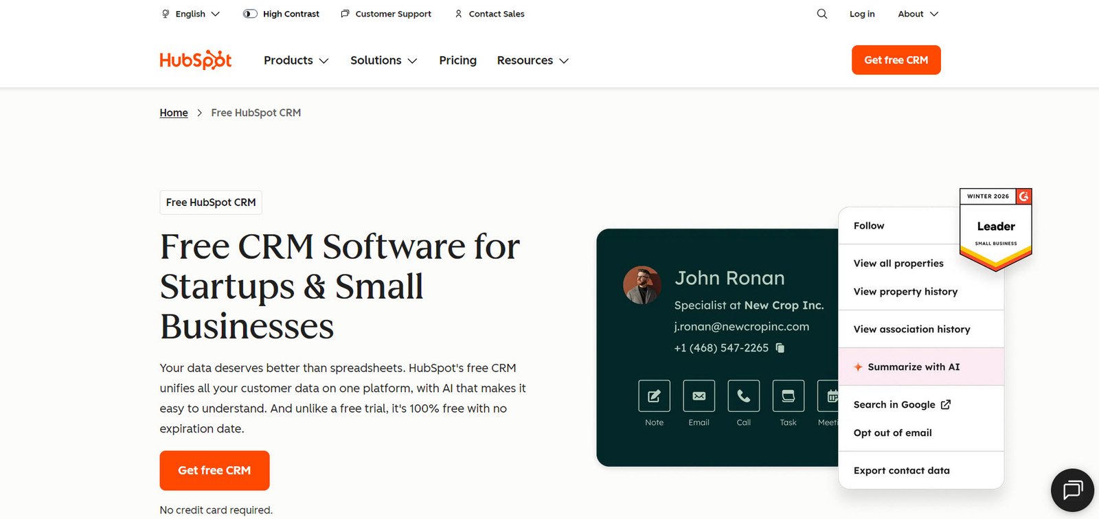 HubSpot CRM Topattop