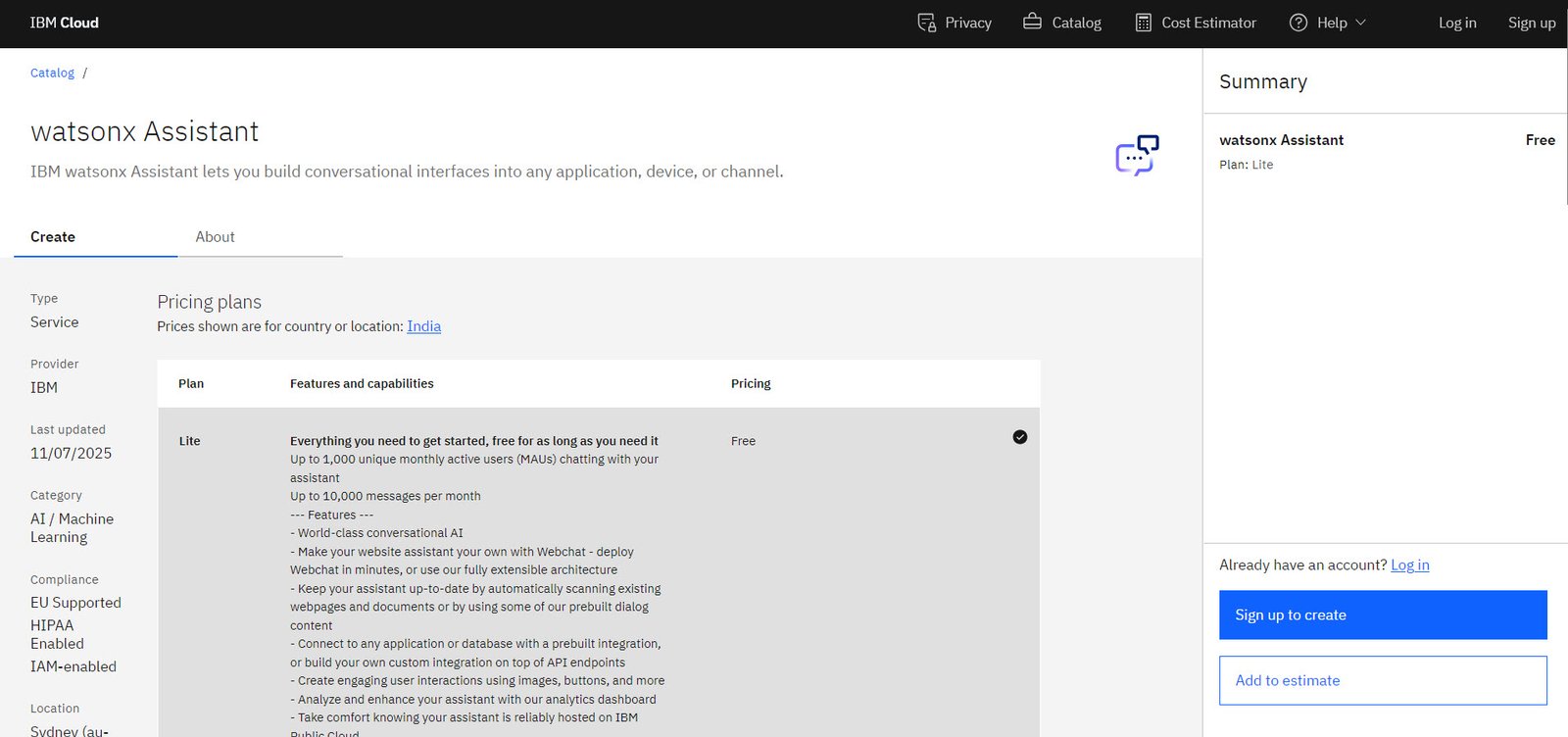IBM Watson Assistant