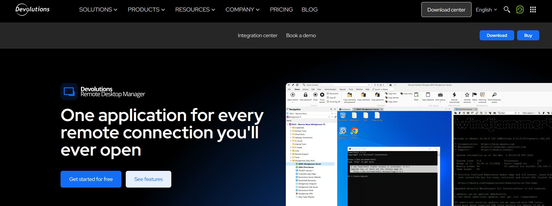 Remote Desktop Manager (Devolutions)